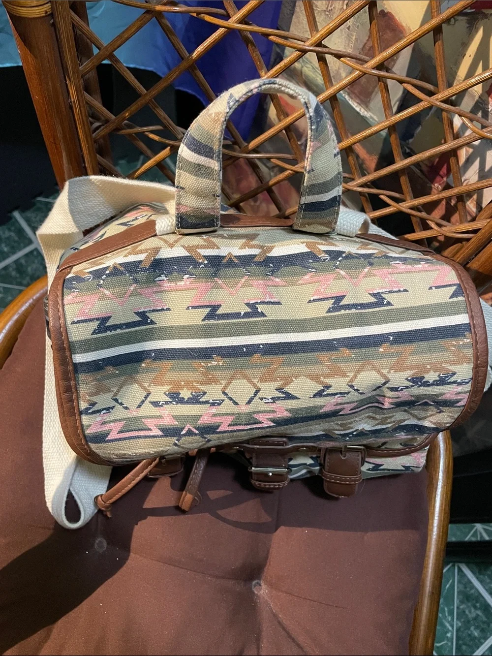Steve Madden canvas backpack